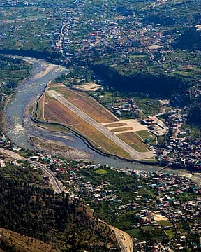 Bhuntar Airport, Kullu Himachal Pradesh